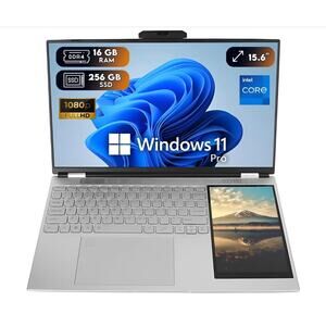 15.6″ + 7″ Dual Screen Laptop Touch | N95 | 512GB | Win11
